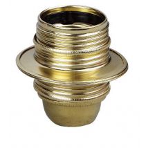 Douille E27 Acier Laitonne Avec Bague Legrand - Bricoman