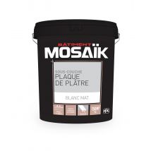 Sous-couche Plaque De Plâtre Acrylique Blanc Mat 15 L - Mosaïk
