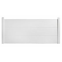 Cloture Pvc Prêt À Poser Blanc L.90 X L.200 Cm