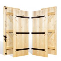 Volet Battant Sapin 4 Vantaux H.215 X L.240 Cm - Fvi