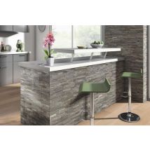 Plaquette De Parement Pierre Naturelle Gris L.10 X L.40 Cm Slinstone