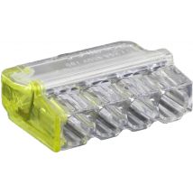 15 Bornes Transparentes Mini 4 Entrées - Blm