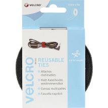 Ruban Velcro Noir 10 Mm X 5 M