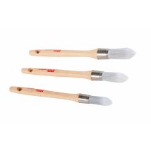 Lot De 3 Brosses À Rechampir Toutes Peintures 18/21/25 Mm - Rota