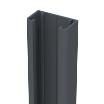 Glissiere Alu Pour Cloture Klosup, Ht 1.87m Gris
