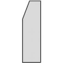 Sabot De Plinthe En Mdf Prépeint L.244 X H.5,5 X Ep.1,7 Cm