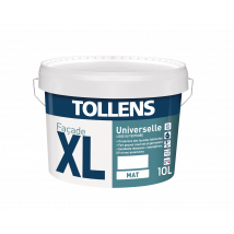 Peinture Façade Acrylique Universelle D2 D3 Mat Velouté Blanc 10 L - Tollen Xl