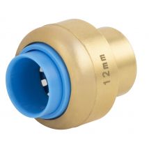Raccord Bouchon Universel Cuivre / Multicouche / Per Automatique Diam.12 Mm - Tout Push