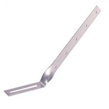 Hampe Chantournée Plate Acier Galvanisé L.350 X L.2,5 Mm - Rheinzink