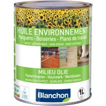 Huile Bois Environnement Teinte Bois Brut 1 L - Blanchon