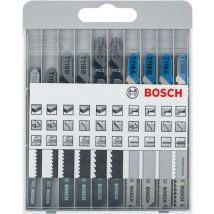 Set De 10 Lames De Scie Sauteuse X-pro Bois Et Métal - 2607010630 Bosch