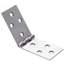 Charnière Acier Inox Mat L.38 X H.120 Mm - Hettich - Tecnomat