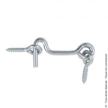 Crochet Contrevent Ø6 L160 + Piton Zingué