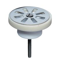 Bonde Lavabo En Plastique À Grille Plate Diam.63 Mm - Wirquin Pro - Tecnomat