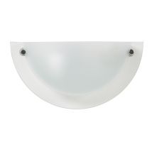 Applique Murale En Verre Demi H.15cm 30x9 Cm