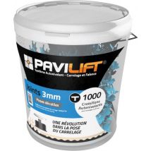 Croisillons Autonivelants À Vis Pour Carrelage Ep.3 Mm En T - Pavilift (seau De 1000) - Bricoman