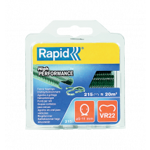 Lot De 215 Agrafes Grillage Vr22 Vertes - Rapid - Tecnomat