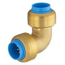 Raccord Coude Universel Cuivre / Multicouche / Per Automatique Diam.14 Mm - Tout Push