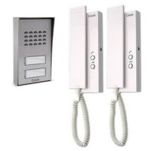 Interphone Audio Collectif Pour 2 Appartements Extensible À 4 Multipro 3 710016 - Extel