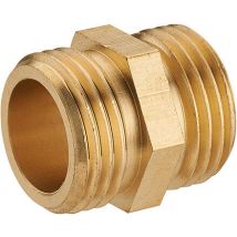 Raccord Mamelon Mâle M.26x34(1'') Cuivre À Visser - (lot De 2)