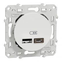 Double Prise Usb Odace - Schneider Electric