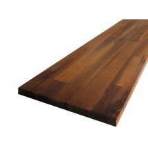 Tablette Acacia Huilé Teck Abouté Joints Droits 18 X 300 Mm Long.2 M - Sotrinbois
