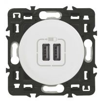 Prise Usb Double Blanc Legrand - Bricoman