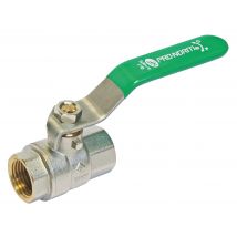 Vanne À Sphère Nf Passage Intégral Manette Plate Femelle / Femelle 15 X 21 (1/2")