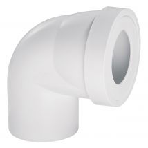 Pipe Wc Courte Coudée Mâle Ø85/105 Wirquin Pro - Bricoman