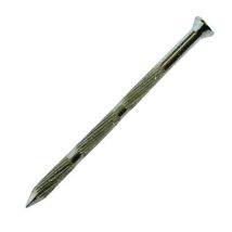 Pointe Béton Striée Électrozingué Diam. 3,5 X 40 Mm Boîte De 1kg