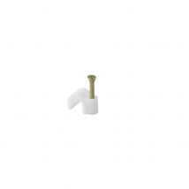 Lot De 100 Cavaliers Blanc Diam.6 Mm