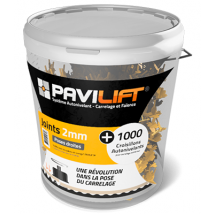 Croisillons Autonivelants À Vis Pour Carrelage Ep.2 Mm En X - Pavilift (seau De 1000) - Bricoman