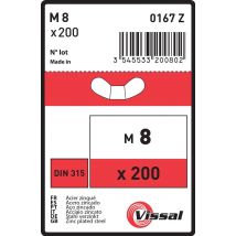 Ecrous A Oreille 8.0 X200