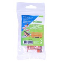 Adaptateur Fixe + 3borne De Connexion 3 Entrées 221 6 Mm² Wago