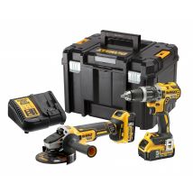 Pack 2 Machines 18v Xr 5ah Li-ion - Dewalt- Dck2080p2t-qw