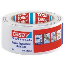 Adhésif Extérieur Transparent 25 M X 48 Mm Cloth Tape - Tesa - Bricoman