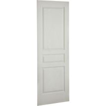 Porte Seule Postformée Prépeinte 3 Panneaux H.204 X L.83 Cm - Chauvat