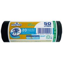 Sac Poubelle Transparent 100 Litres X 10