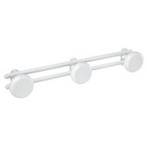 Patère 3 Têtes Blanc