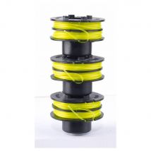 Lot 3 Bobines Double Fil Diam. 1,2 Mm Pour Coupe-bordures Électriques - Rac119 Ryobi - Bricoman