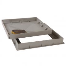 Tampon À Carreler Pour Regard Béton 500 X 500 Mm - Girpi