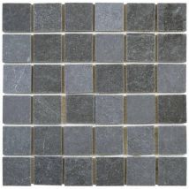 Mosaïque Ardoise Noire L.30 X L.30 Cm