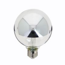 Ampoule Led E27 2700k Globe Silver - Yantec