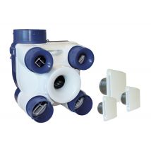 Kit Vmc Simple Flux Autoréglable Deco 2 K - S&p - Bricoman