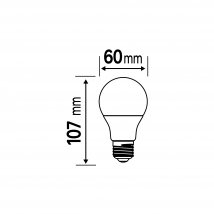 10 Ampoules E27 A60 Opale 806lm 2700k - Zeiger