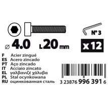 Vis Métal 4x20 6 Pans Creux Th - Tecnomat