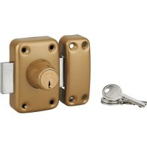 Verrou Apache Double Cylindre 60 Mm 5 Goupilles 3 Clés - Bricoman