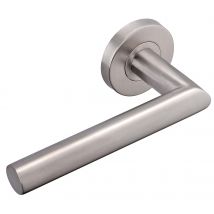 Poignées De Porte Sur Rosace Gris Lc3 X2 - Vachette - Bricoman