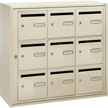 Boîte Aux Lettres Collective Intérieure 9 Blocsbeige - Decayeux Languedoc - Tecnomat