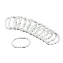 Lot De 12 Anneaux Pour Rideau De Douche Transparent - Bricoman